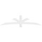 Ekena Millwork Davenport Architectural Grade PVC Gable Bracket, 84"W x 21"H x 2"D x 4"F, 6/12 Pitch GBP084X21X0204DAV00 - alternate 4